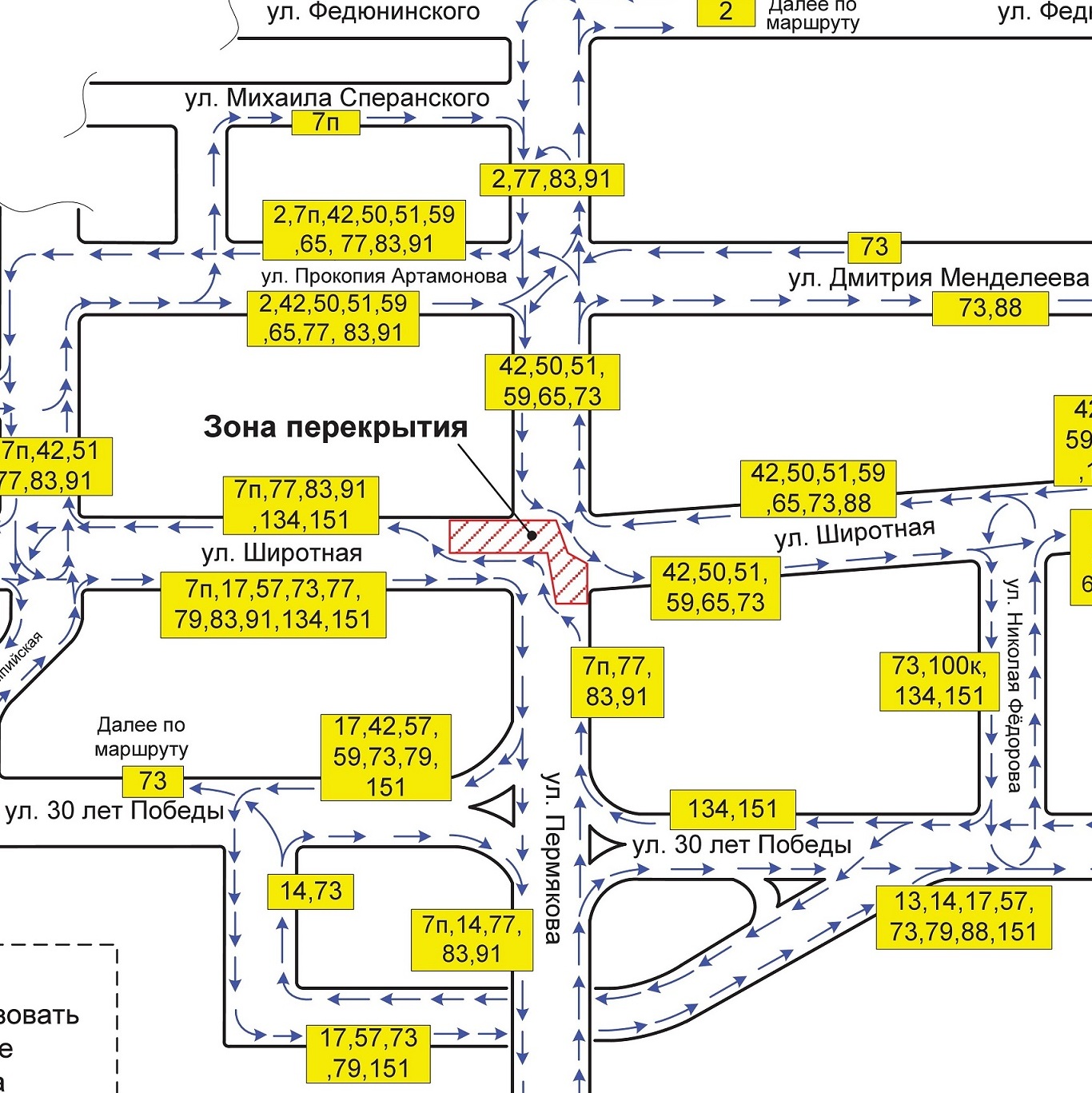 Карта тюмени широтная